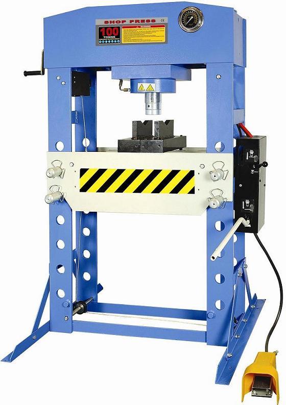 PRESSE HYDROPNEUMATIQUE D'ATELIER 100T_0