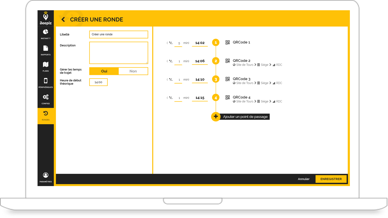 Contrôleur de ronde Beepiz - Rondier/Rondeur avec technologies NFC, QR Code ou beacons_0