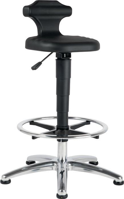 Siège assis-debout Flex mousse intégrale réglage de la hauteur du siège 510-780mm avec anneau de pied ESD BIMOS_0