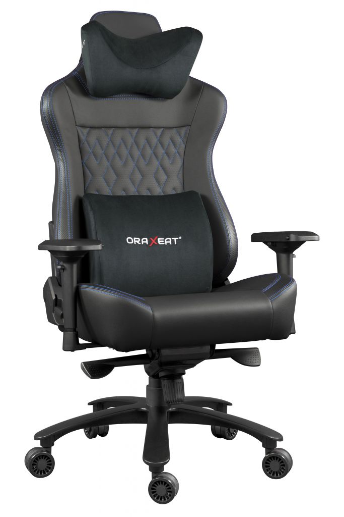 Fauteuil de bureau confortable et réglable - Inclinaison du dossier jusqu'à 160° - ORAXEAT XL800 Bleu - Réf : ORX_XL800_BKBLU_0