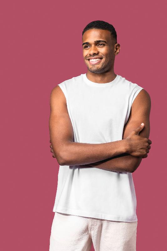 T-shirt sans manches écoresponsable homme - Kariban - Réf: K3022IC - 100% coton - Taille 3XL - Couleur White_0