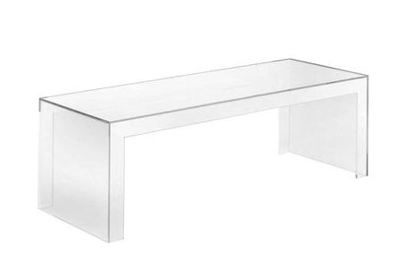 Table basse invisibles side l 120 x h 40 cm - kartell_0