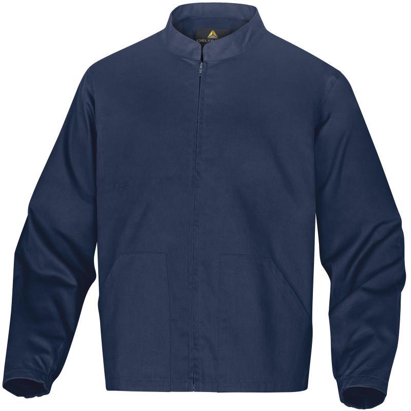 Veste de travail Palaos en coton - Fermeture zippée sous biais - 3 poches dont 1 intérieure_0