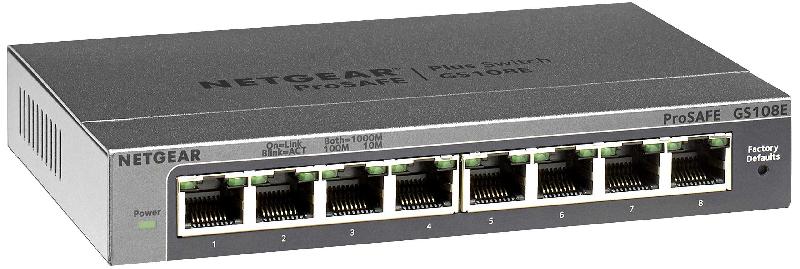 NETGEAR PROSAFE PLUS SWITCH 8-PORT GS108E-300NAS_0