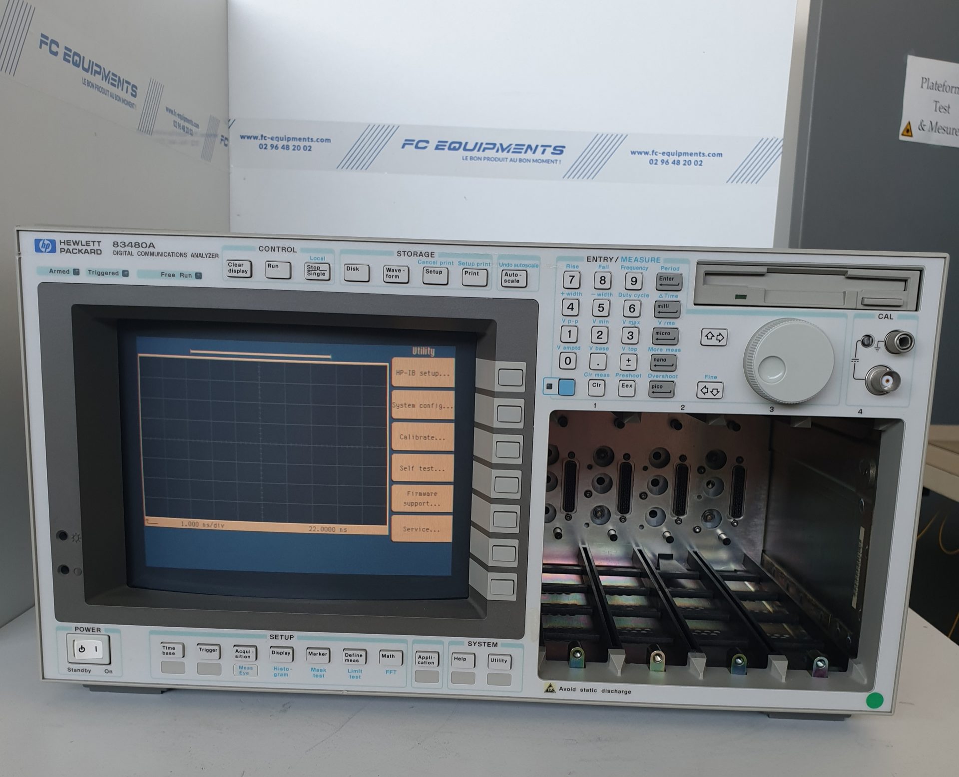 83480a - plate-forme d'analyse des com. Numeriques - keysight technologies (agilent / hp) -  analyseurs de spectre_0