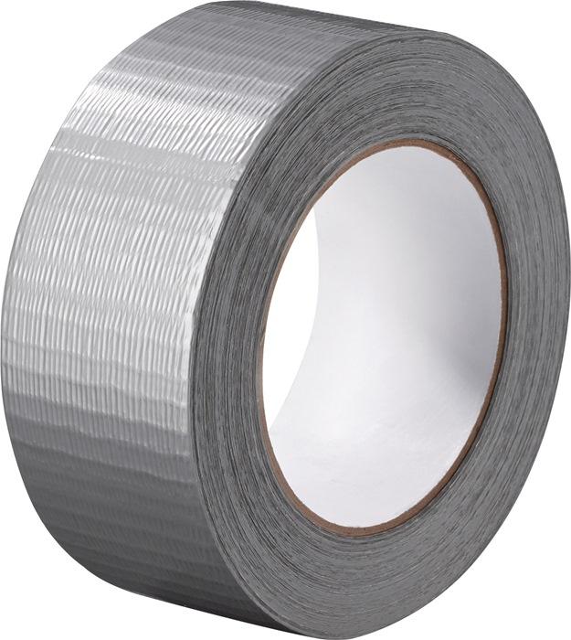 Adhésif toilé argent longueur 50 m largeur 48 mm rouleau PROMAT_0