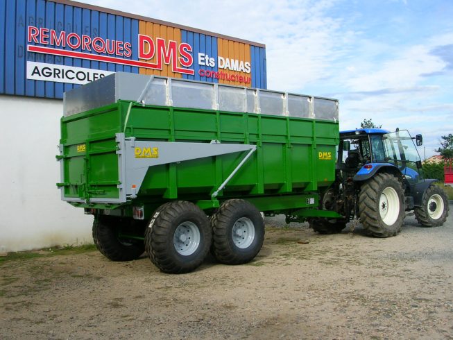 Benne basculante 12 T - Monocoque en tôle 4 mm - Modèles de 8 à 12 tonnes avec options personnalisables_0