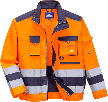 Blouson hv lille orange marine tx50, l_0