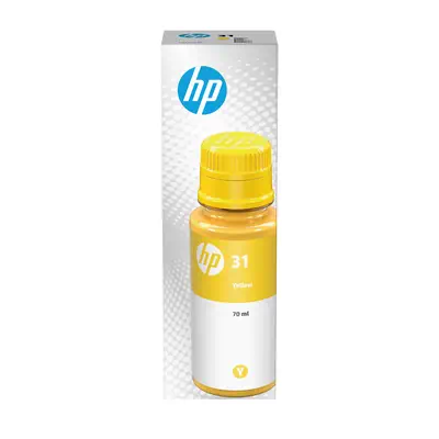Bouteille d'encre jaune authentique 70 mL HP 31 Original_0