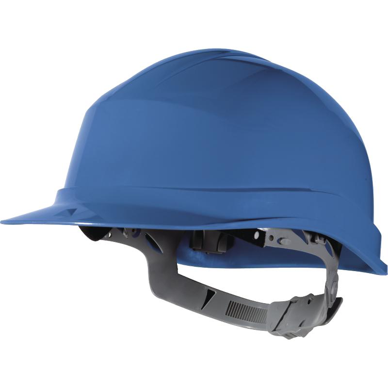 Casque de chantier Zircon 1 bleu - Delta Plus - ZIRC1BL - 8 points de fixation, anti-UV, isolement électrique jusqu'à 1000 VAC_0