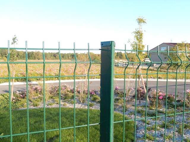 Clôtures grillagées - panneaux vert RAL 6005 - Panneaux Soudés Plastifiés sur fils Galvanisés_0