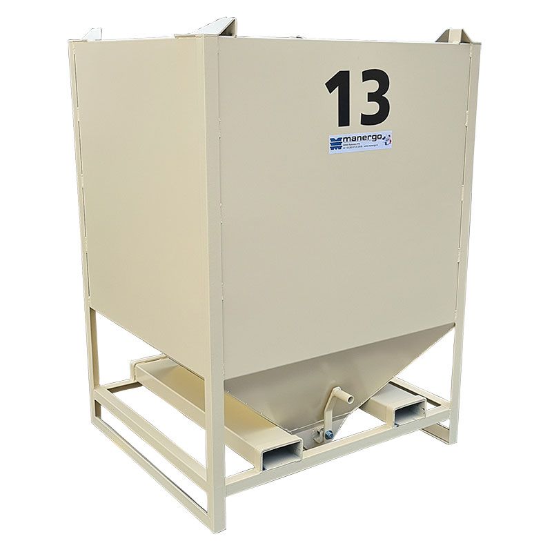 Conteneur autovideur - Volume : 1 950 L - Charge max (CMU) : 2 000 kg_0