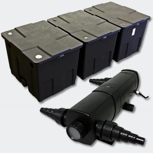Kit de filtration de bassin bio filtre 90000l et stérilisateur uvc 24 watts 4216513_0
