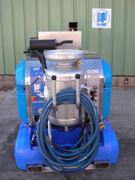 Machine hydrogommage électrique pour le nettoyage des graffiti -  SKID GOM 50 HP_0