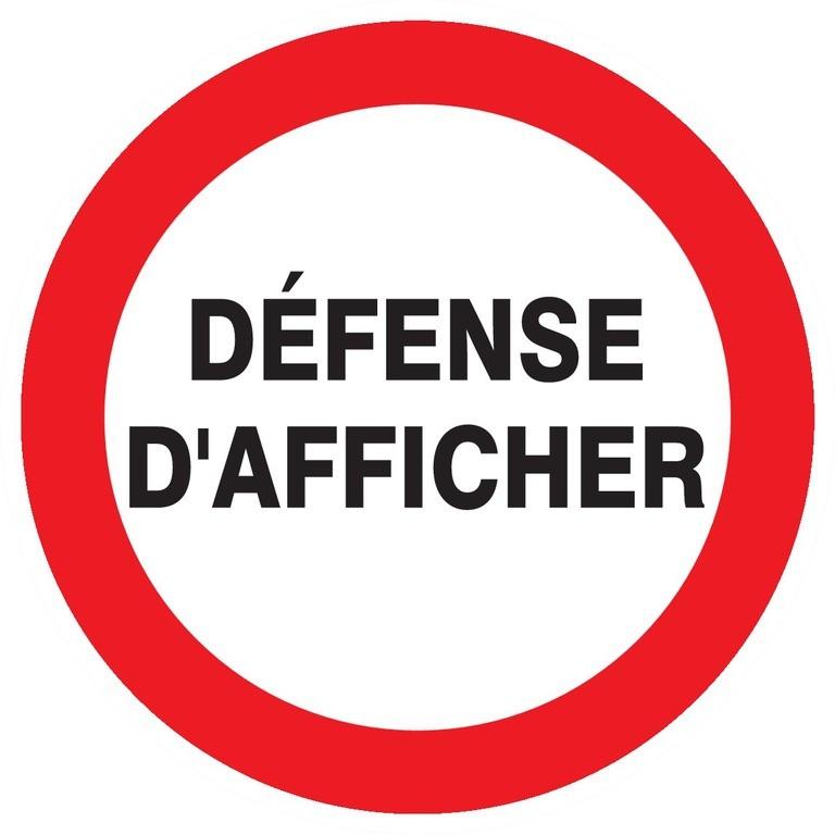 Panneaux adhésifs ronds 180 mm interdictions obligations - ADPNR-TL03/DA_0