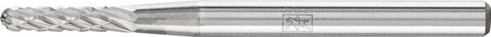 Petite fraise sur tige forme WRC D. 2 mm L. Tête 10 mm D. De la tige 3 mm carbure engrènement 3 PLUS PFERD_0