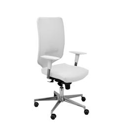 Piqueras y Crespo Chaise Ossa blanche en simili cuir blanc - blanc multi-matériau 16SBSPBL_0