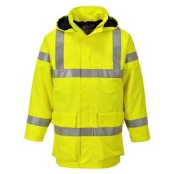 Portwest - Veste de pluie multirisques non doublée haute visibilité LITE BIZFLAME Jaune Taille 3XL - XXXL jaune 5036108248544_0