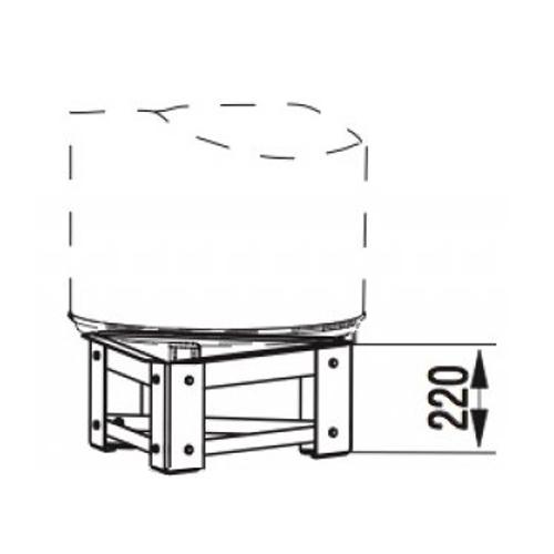 REHAUSSE CHAUFFE-EAU 150L À 300L SUR SOCLE 009092 ATLANTIC