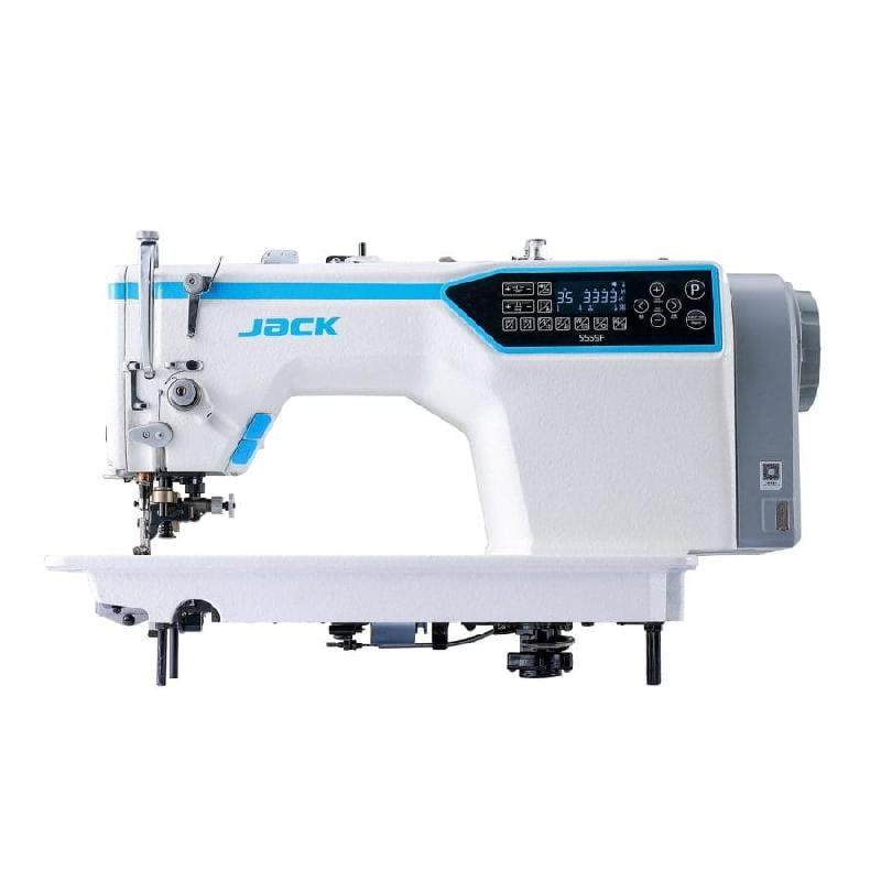 Machine à coudre industrielle Piqueuse plate JACK 5559F avec coupe lateral_0