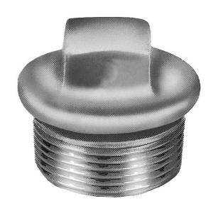 Bouchon male a collet a visser fonte malleable noire - réf. : fig290_0