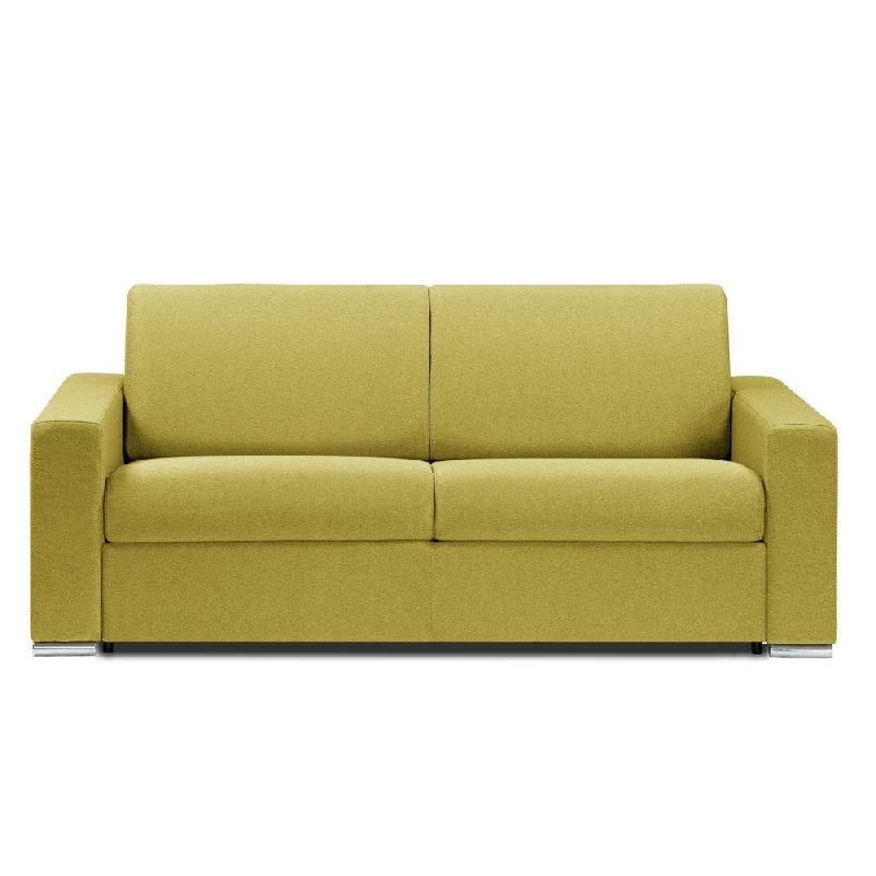 Canapé lit 4 places convertible Dreamer - système Express 160x197x16 cm - NEO vert lime_0
