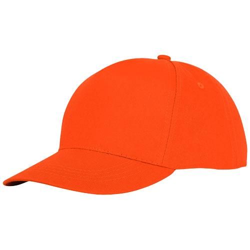 Casquette 5 panneaux Hades - œillets brodés - fermeture velcro - 100% coton twill 175 g/m²_0