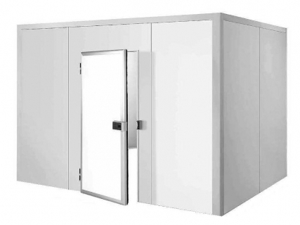 Chambre froide positive - Dimensions extérieures 1060 x 1660 x 2400 mm - Sans sol_0