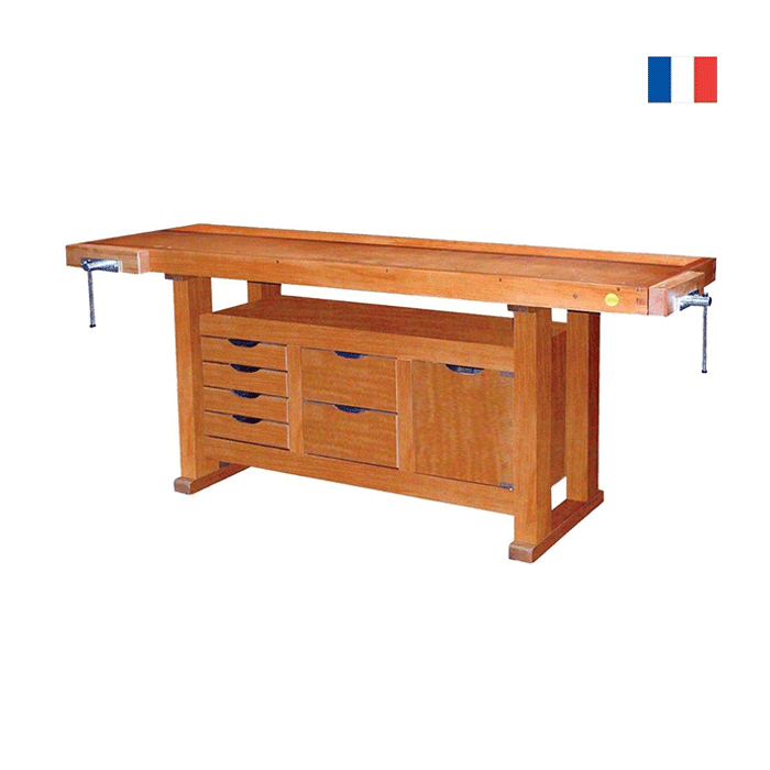 Etabli bois à caisson de menuisier longueur 2 m - 11579504_0