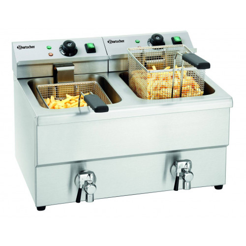 FRITEUSE ÉLECTRIQUE PROFESSIONNELLE BARTSCHER IMBISS II 2 X 8 L