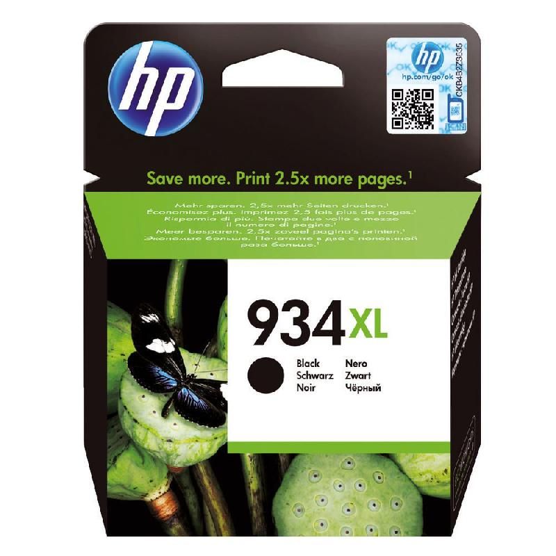 HEWLETT PACKARD CARTOUCHE D'ENCRE 934XL (C2P23AE) - GRANDE CAPACITÉ - COULEUR: NOIR