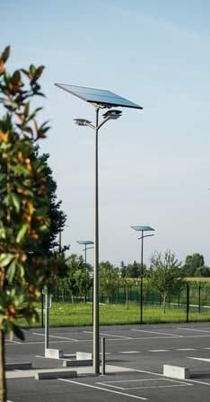 Lampadaire urbain solaire smartlight 6.2 - 8.2 / led / en acier galvanisé_0