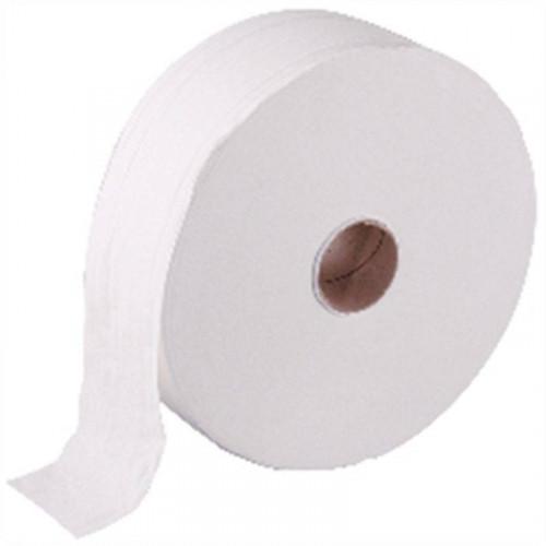 LOT DE 6 ROULEAUX DE PAPIER 2 PLIS POUR DISTRIBUTEUR JUMBO JANTEX