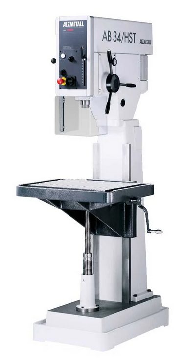 Perceuse à colonne AB 34/HST Classic ALZMETALL - haut de gamme avec fonction taraudage et capacités de perçage jusqu'à 40 mm_0