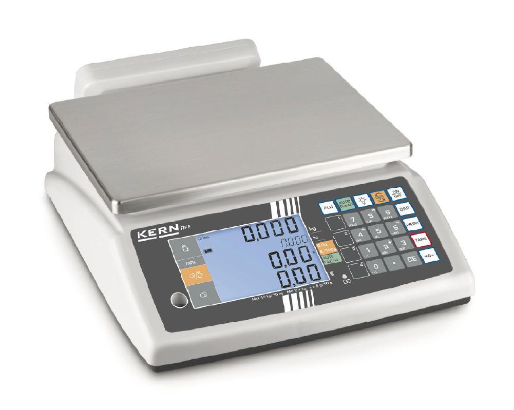 Balance commerciale poids-prix Kern RFE-6K3M - Direct Pesage - 6kg - 2 écrans LCD - Homologable pour transactions_0