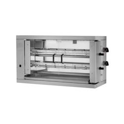 Rôtissoire verticale à gaz - 2 broches - 12 poulets | Mcm espagne - 2EG longueur 1098 mm - 2EG_0