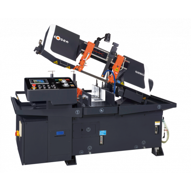 Scie à ruban automatique COSEN - G260 - capacité 260x300 mm - automate programmable avec écran tactile_0