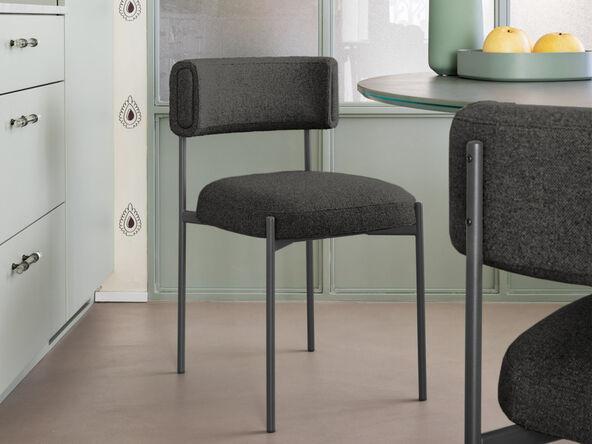 Lot de 2 chaises de réunion en tissu Amelie Midj_0