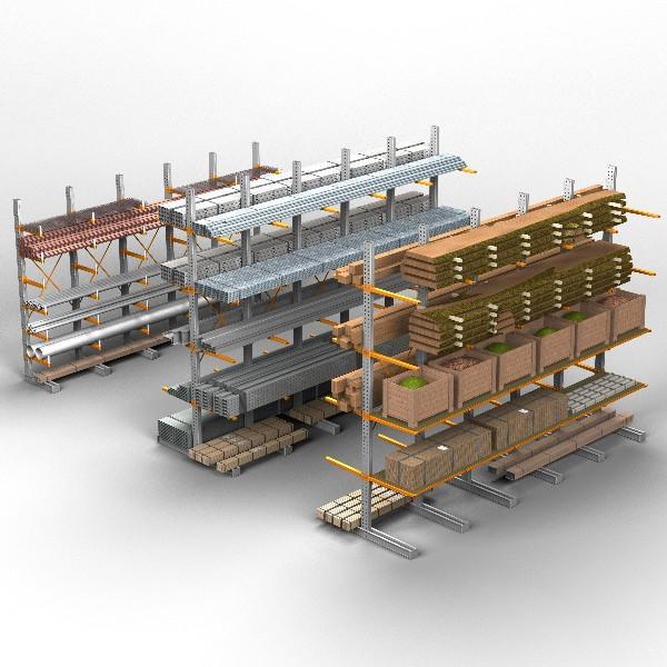 ST300 - Rayonnage cantilever lourd pour produits longs et fortes charges_0