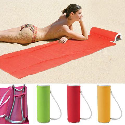 TAPIS DE PLAGE SIESTA COULEUR ROUGE