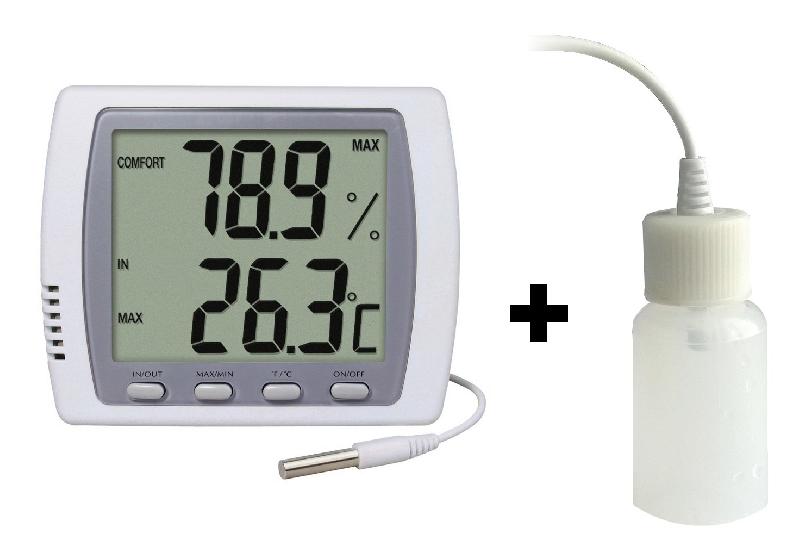 Thermomètre - température / hygrométrie avec ralentisseur thermique #9222at/111lm_0
