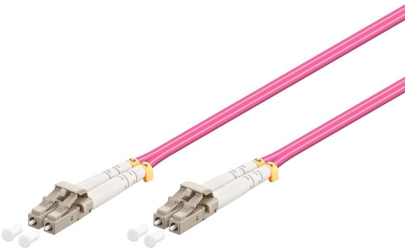 Microconnect FIB440404P - Câble fibre optique 4 m LC/UPC LSZH OM4 - Violet - Full duplex_0