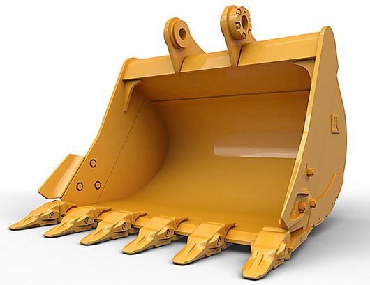 571-2869 godet d'excavation à usage normal - caterpillar finance france - 1100 mm (43 in) - capacité 0.68 m³_0