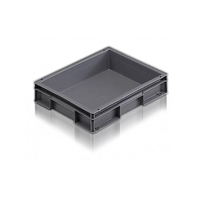 Bac norme Europe gerbable 6 litres Allibert - 21006 - ES100604AS - dimensions 400x300x74 mm - fond et parois pleins_0