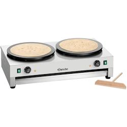 Crêpière Electrique Double - 40 cm - Bartscher - argenté inox 104457_0