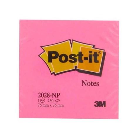 BLOC NOTE CUBE POST-IT 76 X 76 MM NÉON ROSE