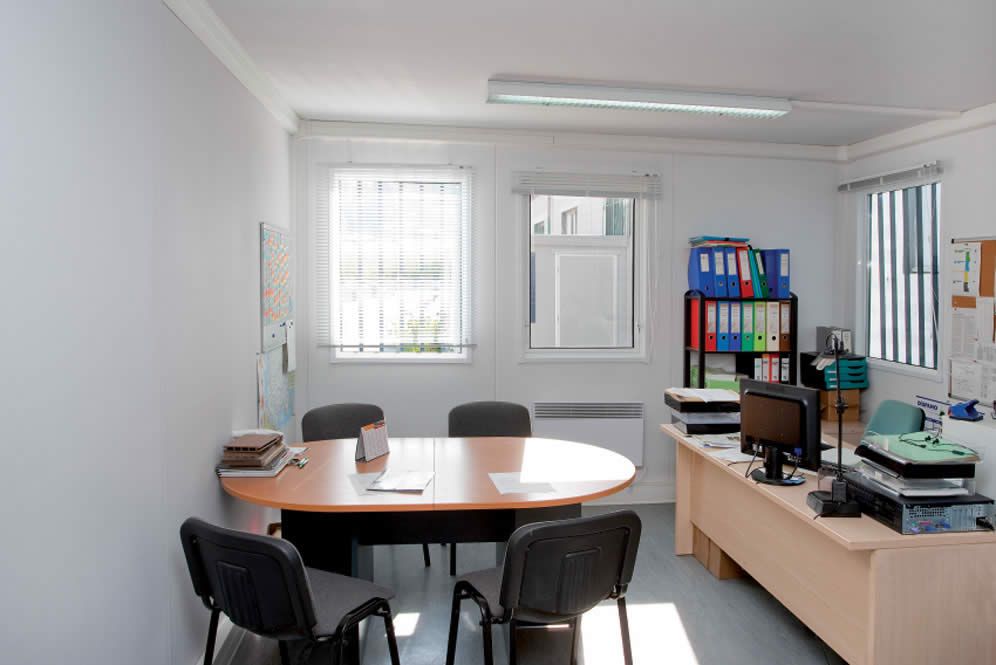 Bureau modulaire préfabriqué - Installer en 1 jour - Jusqu'à 68 m² - Pour 15 personnes_0