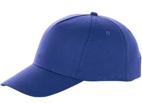 Casquette 5 panneaux Brunswick - boucle métal - œillets brodés - coton 155-160 g/m²_0