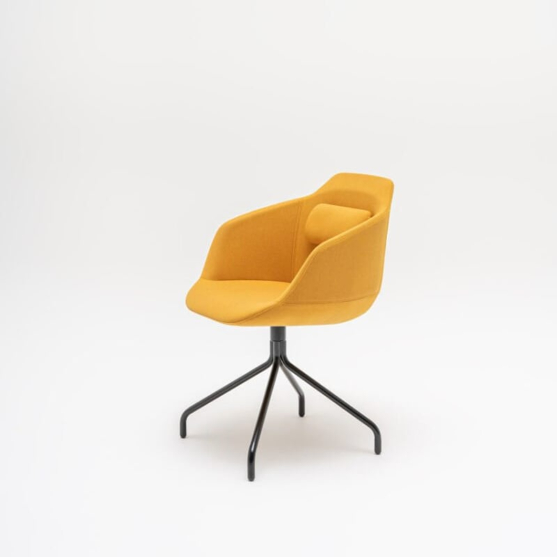 Chaise pivotante pied étoile fixe ULTRA_0