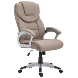 CLP Fauteuil de bureau XL Texas tissu Taupe - gris textile 1921064124_0